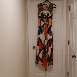 Boston Proper Maxi dress size M, colors mult